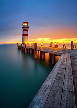 Lighthouse at Lake Neusied