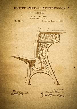 School Desk and Seat