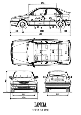 BNW Lancia Delta GT 1996