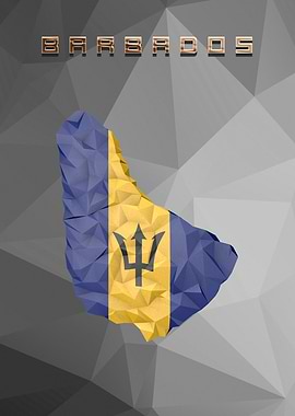 Barbados Country Map