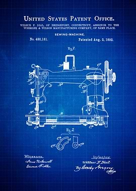 Sewing Machine Patent