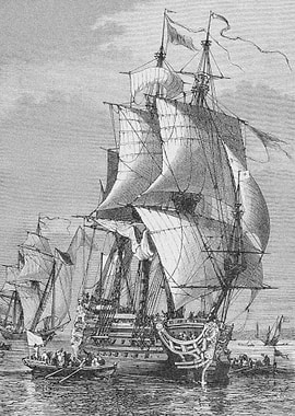 Triumphant French Fleet