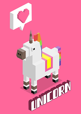 Gaming Unicorn Figure