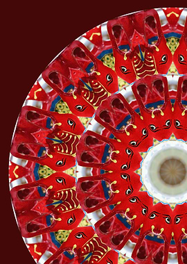 Indian Elephant Mandala