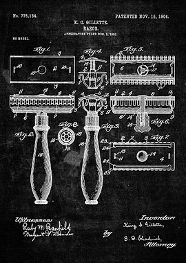 Gillette Razor Patent