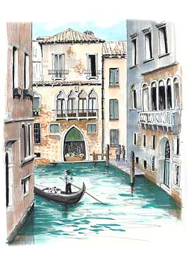 Teh man and the Gondola