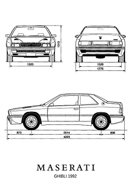 BMW Maserati Ghibli 1992