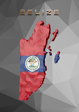 Belize Country Map