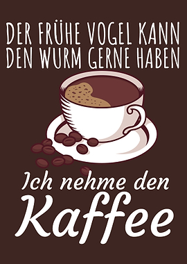 Vogel braucht viel Kaffee