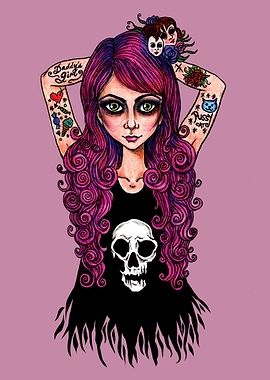 Girls and Skulls