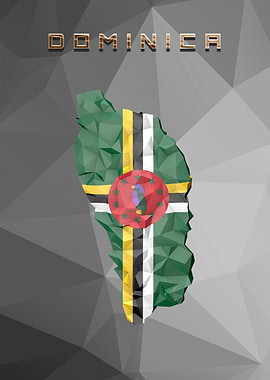 Dominica Country Map
