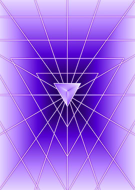 Purple Triangle Light