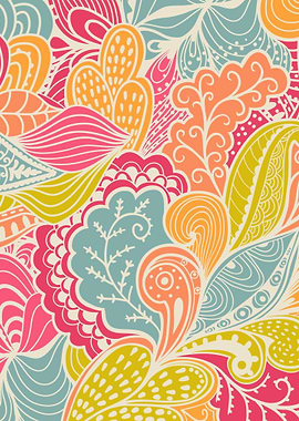 Floral Romantic Pattern 16