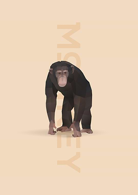 Isometric Cute Monkey