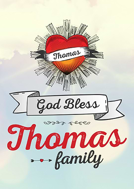 God Bless Thomas Family