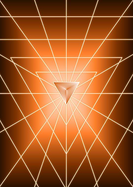 Orange Triangle Dark