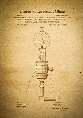 Edison Electric Lamp