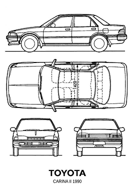 BNW Toyota Carina II 1990