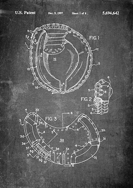 Baseball Glove Patent 2