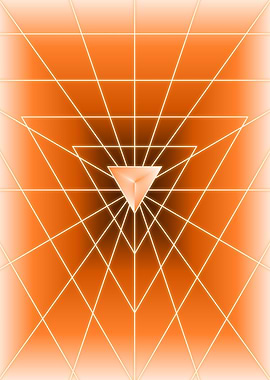 Orange Triangle Light