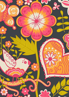 Floral Romantic Pattern 18