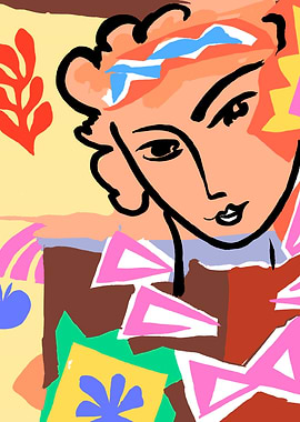 Denizko Art Colorful Woman