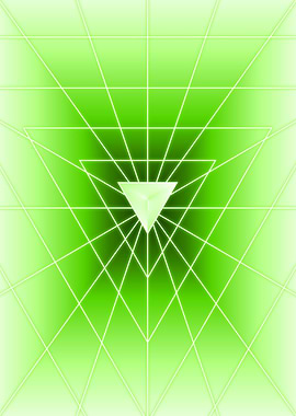 Green Triangle Light