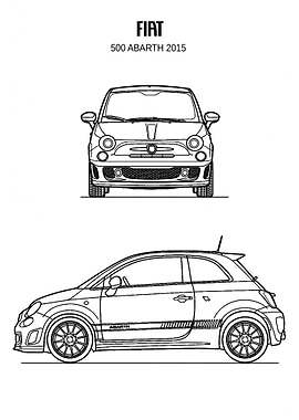 BNW Fiat 500 Abarth 2015