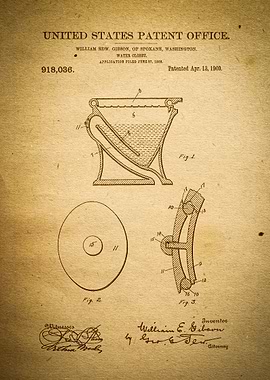 Water Closet Patent