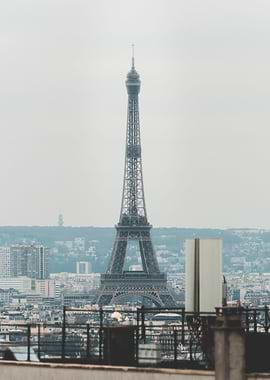 Misty Eiffel Tower
