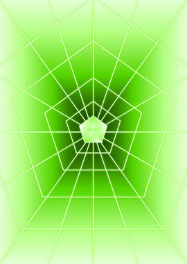 Green Pentagon Light