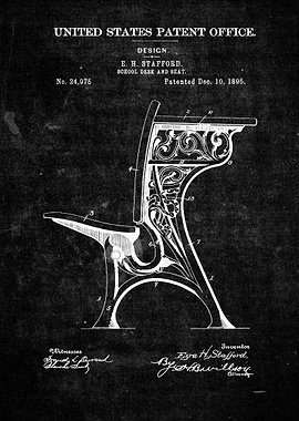 School Desk and Seat