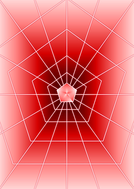 Red Pentagon Light