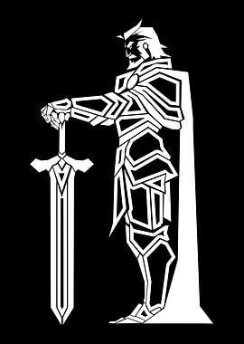 Cartoon White Knight