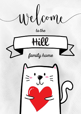 Hill Family Home Cat