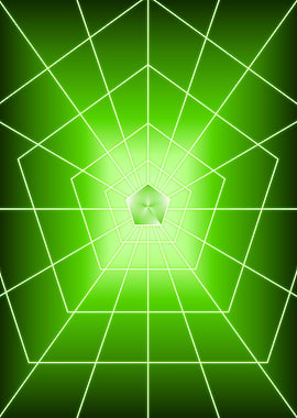Green Pentagon Dark
