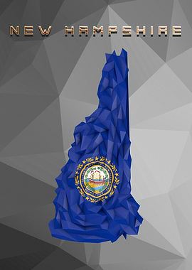 New Hampshire State Map