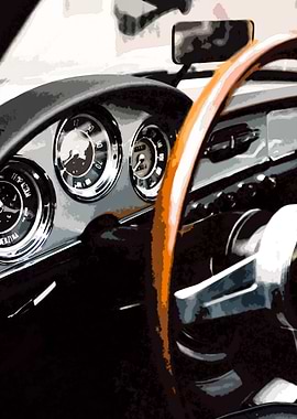 Dashboard Car Vintage