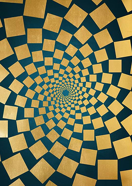 Fibonacci Square Illusion