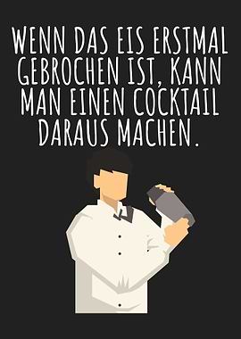 Eis brechen Cocktail