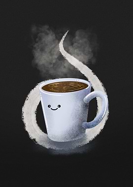 Cute Hot Coffee