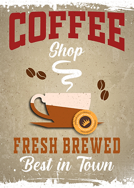 Coffee Vintage Poster