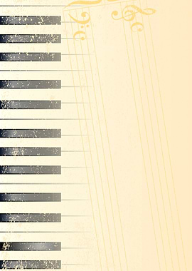 Antique Piano Background