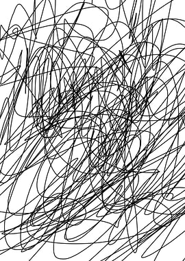 abstract line poster