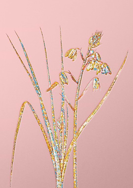 Pink Rainbow Mosaic Flower