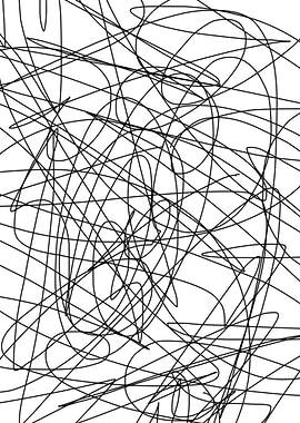 abstract line poster