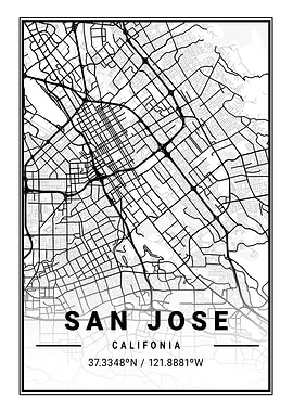 San Jose Light Map