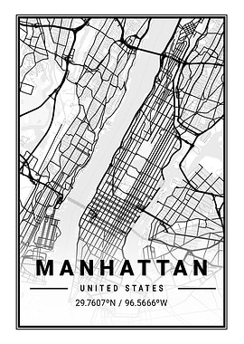 Manhattan Light Map