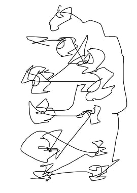 abstract spiral original