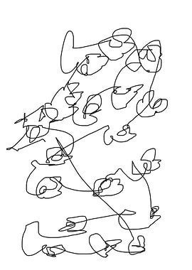 abstract spiral original